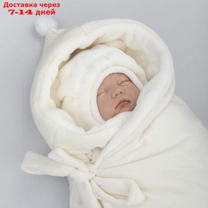 Комплект на выписку KinDerLitto "Веснушка", 5 предметов: одеяло-конверт, шапочка, комбинезон-слип, комбинезон, - фото 7 - id-p226939536