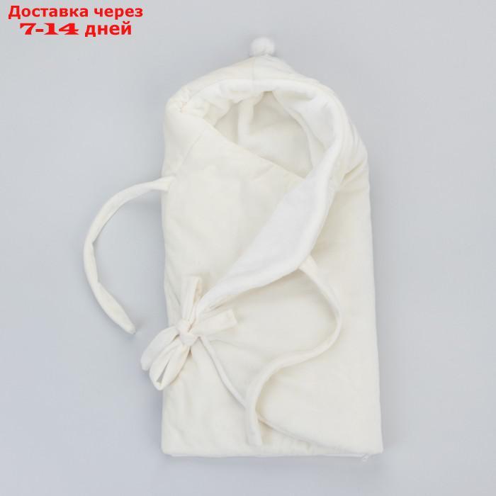 Комплект на выписку KinDerLitto "Веснушка", 5 предметов: одеяло-конверт, шапочка, комбинезон-слип, комбинезон, - фото 10 - id-p226939536