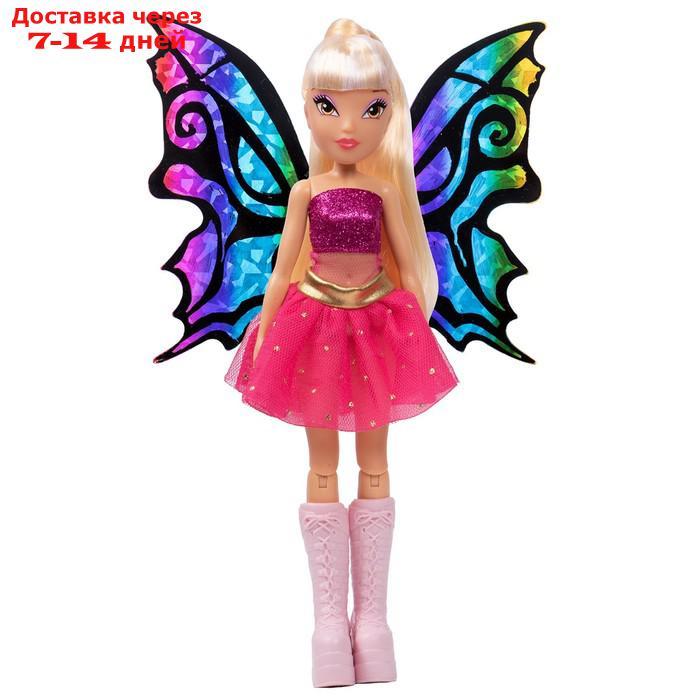 Шарнирная кукла Winx Club BTW Scratch Art Wings "Стелла", с крыльями для скретчинга, 24 см 1020804 - фото 2 - id-p227000953