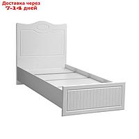 Кровать одинарная с настилом "Монако", 900×2000 мм, цвет белый