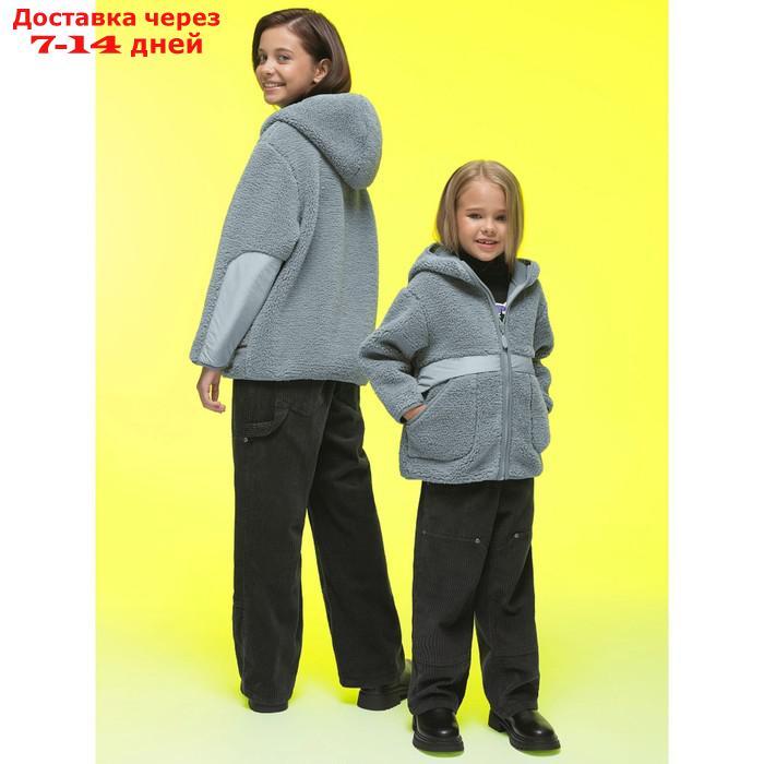 Куртка для девочек, рост 104 см, цвет серый - фото 9 - id-p226962185