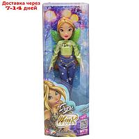 Шарнирная кукла Winx Club "Флора", в джинсах с крыльями, 24 см