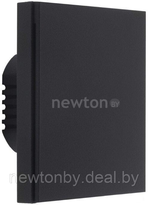 Выключатель Aqara Smart Wall Switch H1 одноклавишный без нейтрали (черный) - фото 1 - id-p227271357