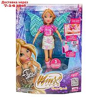 Шарнирная кукла Winx Club Magic reveal "Флора", с крыльями, 24 см