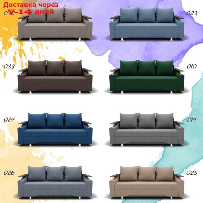 Прямой диван "Манго", ПБ, механизм книжка, велюр, цвет квест 024 - фото 8 - id-p226991898