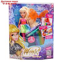 Шарнирная кукла Winx Club Hair Magic "Стелла", с крыльями и маркерами, 24 см
