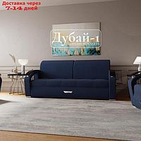 Прямой диван "Дубай 1", ППУ, механизм еврокнижка, велюр, цвет квест 024