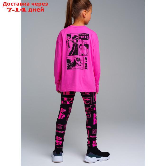 Комплект для девочки: футболка, леггинсы, рост 170 см - фото 1 - id-p227001227