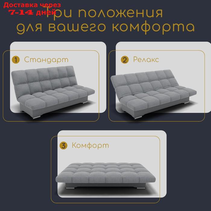 Прямой диван "Финка", ППУ, механизм книжка, велюр, цвет квест 014 - фото 2 - id-p226991991