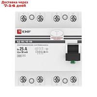 Выключатель дифференциального тока (УЗО) 4п 25А 30мА тип AC ВД-100 (электромех.) PROxima EKF