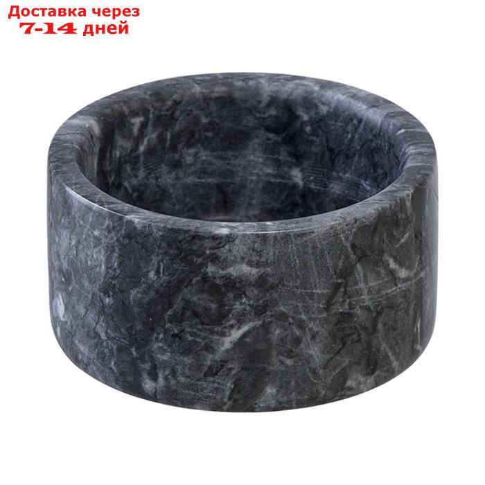 Шкатулка для украшений marm, D10,5х11,8 см, чёрный мрамор - фото 4 - id-p226970040