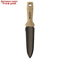 Нож садовый, 32 см, из нержавеющей стали, с деревянной ручкой