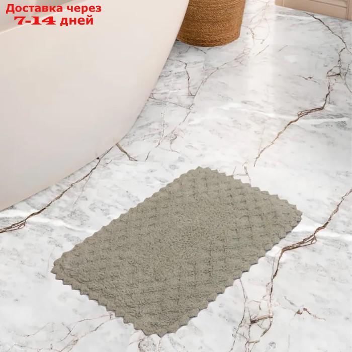 Набор ковриков для ванны Arya Home Adonis, размер 60x100 см, 50x70 см, цвет мятный - фото 1 - id-p226988105