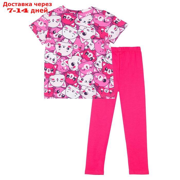 Комплект для девочки: футболка, леггинсы, рост 110 см - фото 5 - id-p227001259