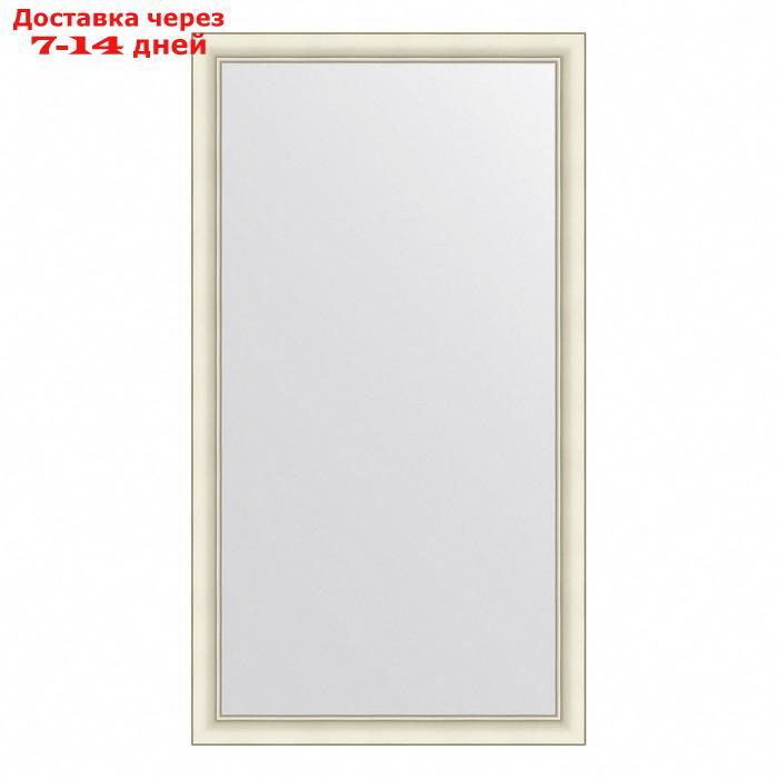 Зеркало Evoform в багетной раме, 60 мм, 74х134 см, цвет белый с серебром - фото 1 - id-p226999305