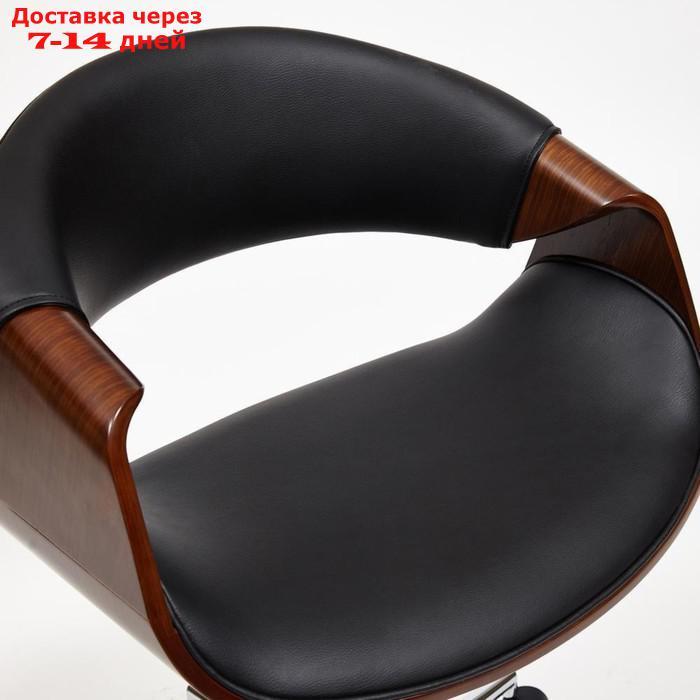 Кресло для руководителя BEND орех, экокожа черный - фото 5 - id-p226966671