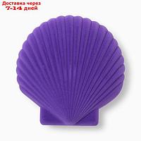 Шкатулка для украшений venus, 12,8х12,6х5 см, фиолетовая