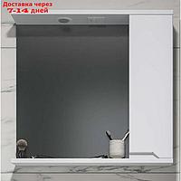 Шкаф-Зеркало AGATA АШ80-673 Палермо 80 правый, 1 ящик 15 х 80 х 70