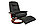 Кресло вибромассажное Angioletto с подъемным пуфом 2161 Черное, фото 5