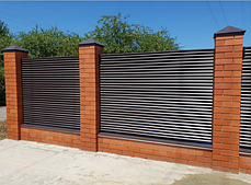 Забор-жалюзи из металла ТВИНГО, фото 2