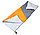 Спальный мешок ACAMPER BRUNI 300г/м2 (gray-orange), фото 3