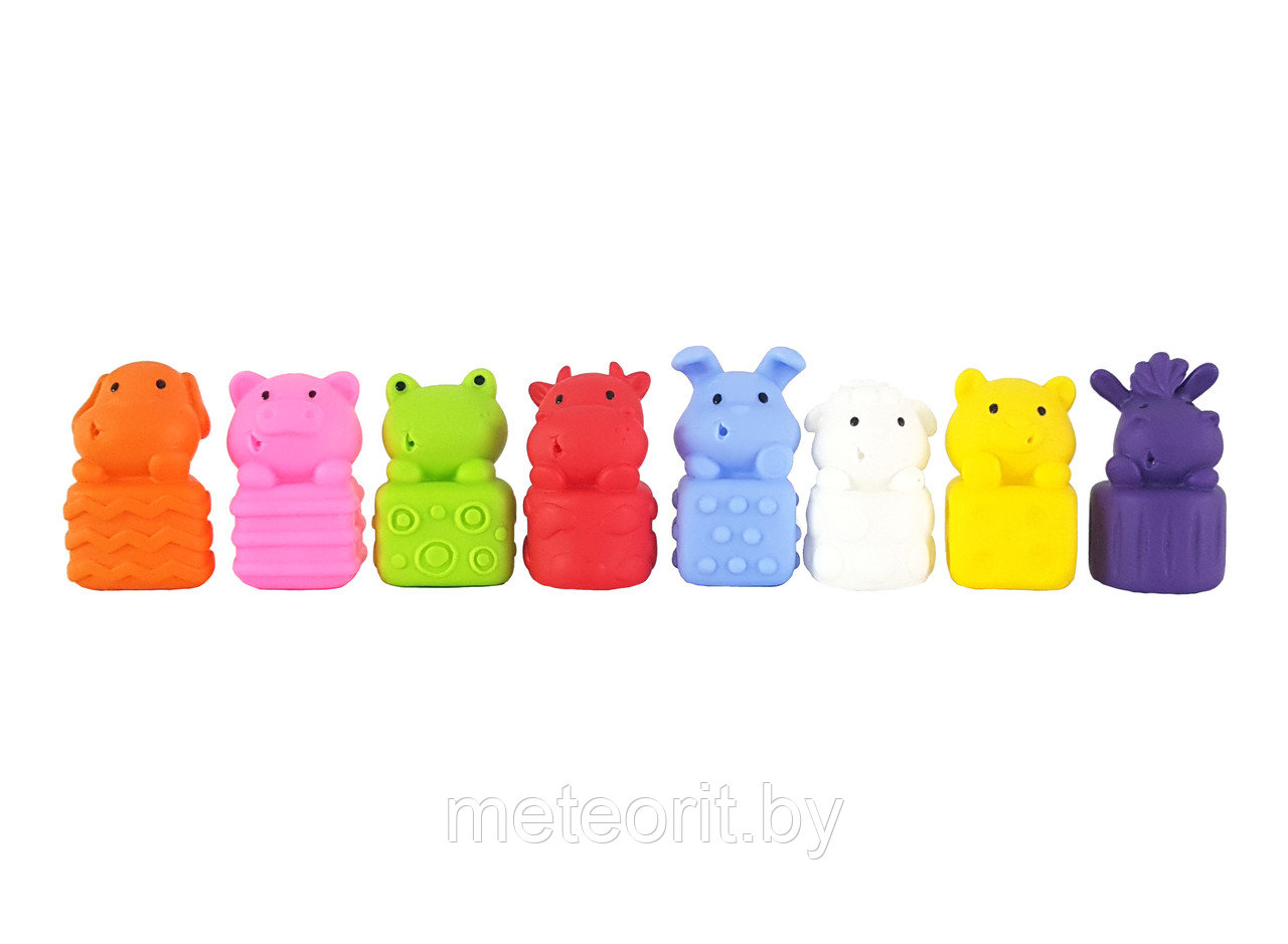 Набор развивающих игрушек "Трогательные зверята"