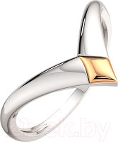 Кольцо из комбинированного серебра ZORKA 0200083.G14K