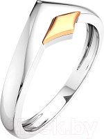 Кольцо из комбинированного серебра ZORKA 0200089.G14K