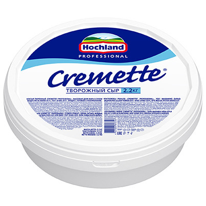 Творожный сыр Cremette Professional by Hochland ( Россия, 2200 гр) - фото 1 - id-p227273642