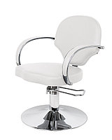 Асти на диске парикмахерское кресло для клиента в салон красоты, белое