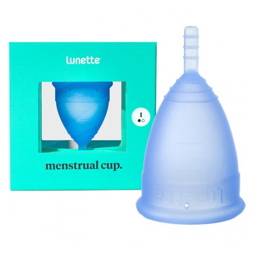 Менструальная чаша Lunette Cup 25 мл синяя - фото 1 - id-p227274801