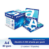 Бумага DOUBLE A Premium,  AA+, А4, белизна 165%CIE, 80 г/м, 250 л, эвкалипт (Тайланд)