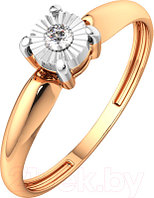 Кольцо помолвочное из комбинированного золота ZORKA 2D00131.14K.B