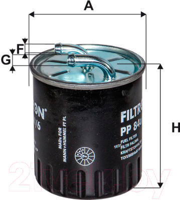 Топливный фильтр Filtron PP840/6 - фото 1 - id-p227274581