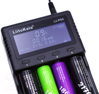 Зарядное устройство для аккумуляторов LiitoKala Lii-PD4 - фото 6 - id-p227273268