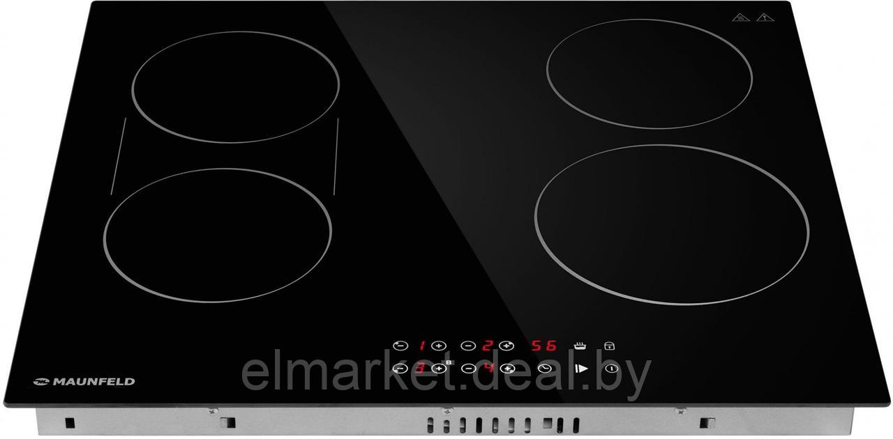Электрическая варочная панель Maunfeld CVCE594BDBK черный - фото 1 - id-p227277160