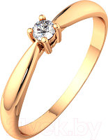 Кольцо помолвочное из розового золота ZORKA 2D0080.14K.R