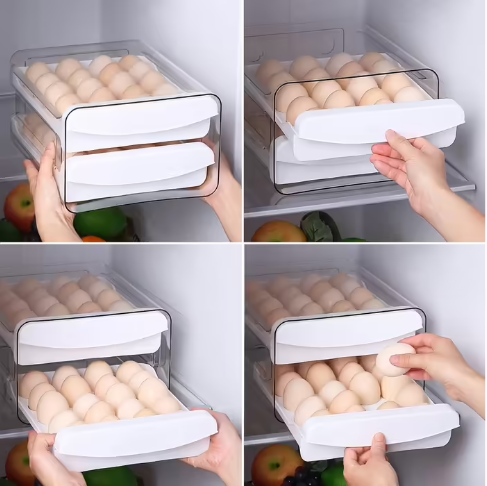 Контейнер для хранения яиц в холодильник на 40 яиц - фото 1 - id-p227277422