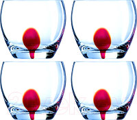 Набор стаканов Luminarc Drip red E5171