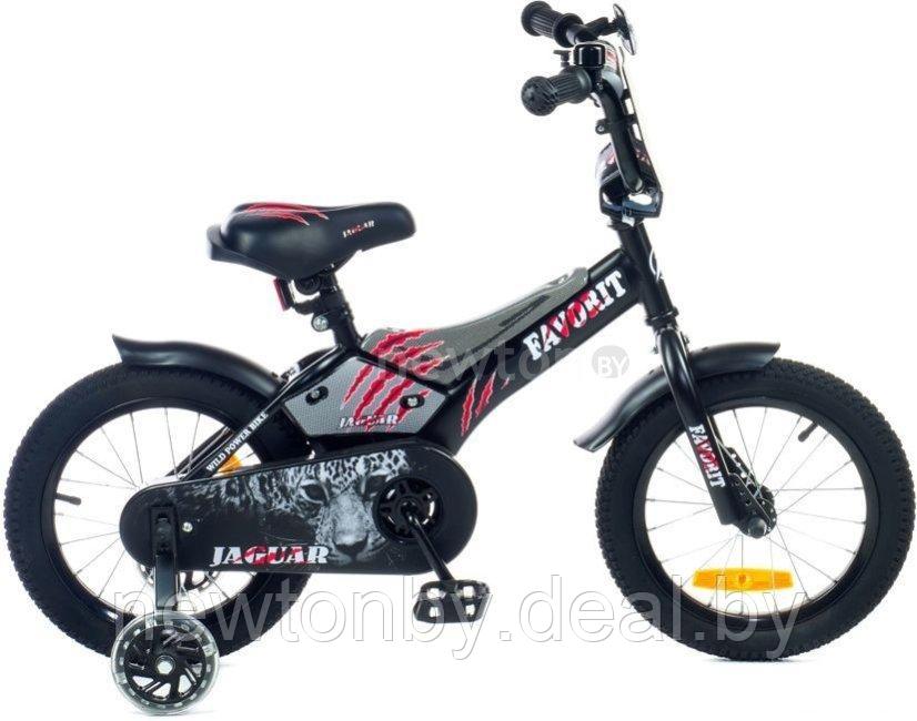 Детский велосипед Favorit Jaguar 14 JAG-14BK - фото 1 - id-p227279354