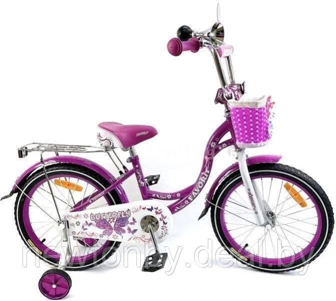 Детский велосипед Favorit Butterfly 18 BUT-18VL (фиолетовый) - фото 1 - id-p227279357