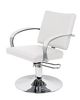 Престо кресло для парикмахерской и салона красоты на диске, белое. На заказ
