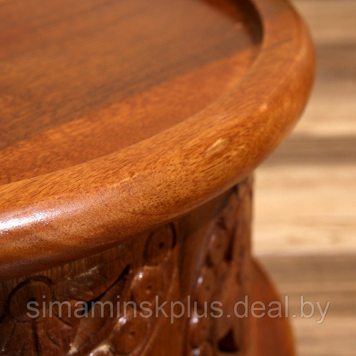 Столик кофейный 39х39х26 см, манговое дерево - фото 6 - id-p227280394