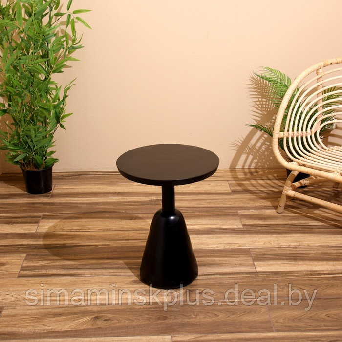 Столик кофейный 40х40х50 см, манговое дерево - фото 1 - id-p227280399