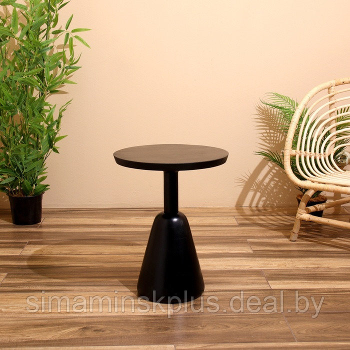 Столик кофейный 40х40х50 см, манговое дерево - фото 2 - id-p227280399