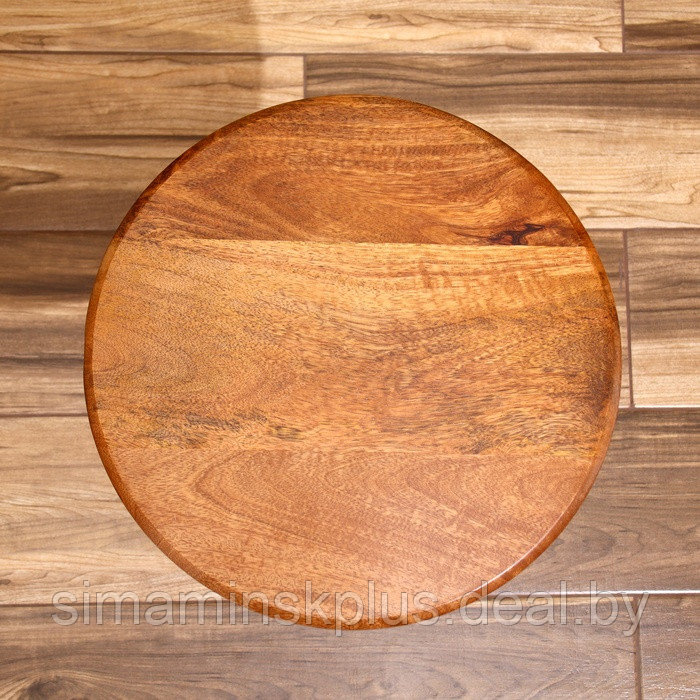 Столик кофейный 39х39х54 см, манговое дерево - фото 5 - id-p227280410