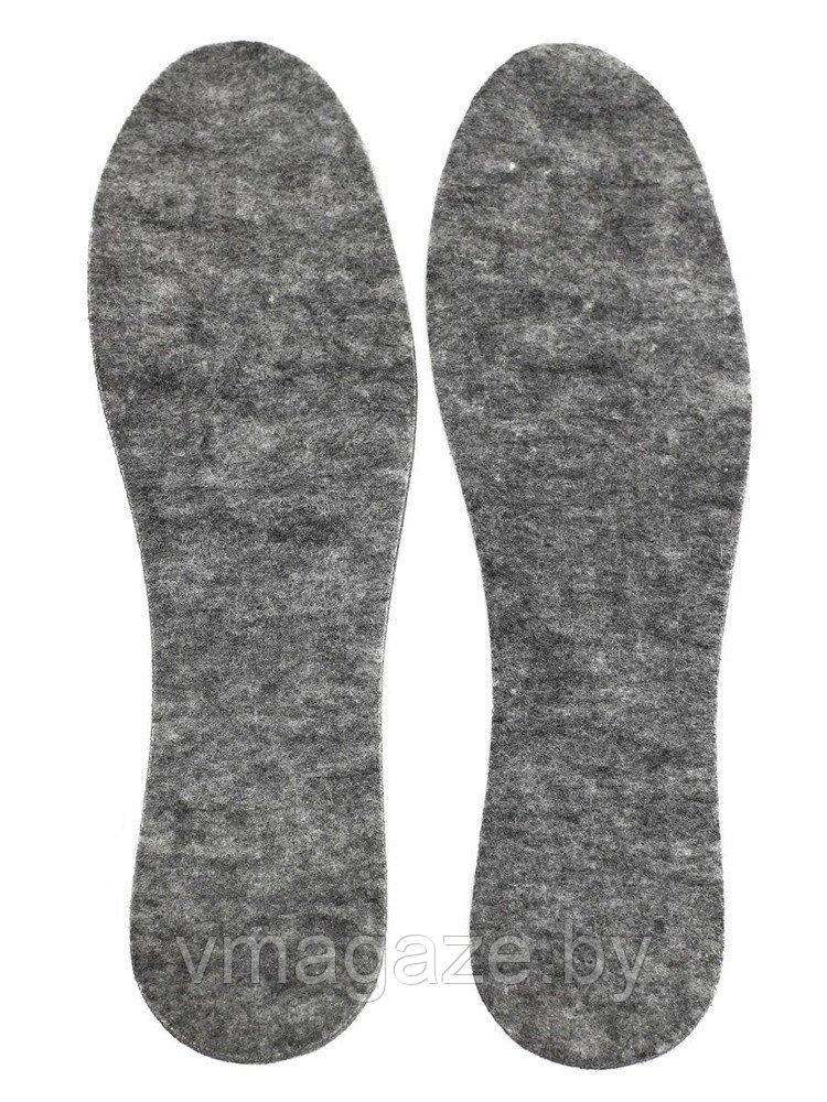 Стельки для обуви войлок (цвет серый) - фото 1 - id-p227280758