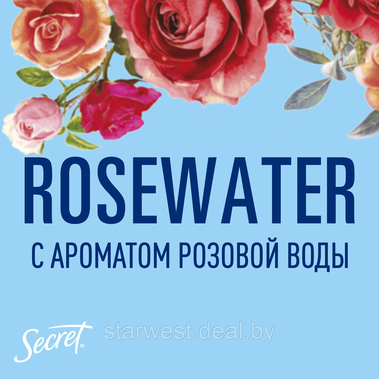 Secret Rosewater Scent 40 мл Женский твердый антиперспирант-стик - фото 6 - id-p208240057