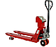 Ручная гидравлическая тележка с весами (рохля) Shtapler CBY 2500 PU, фото 2
