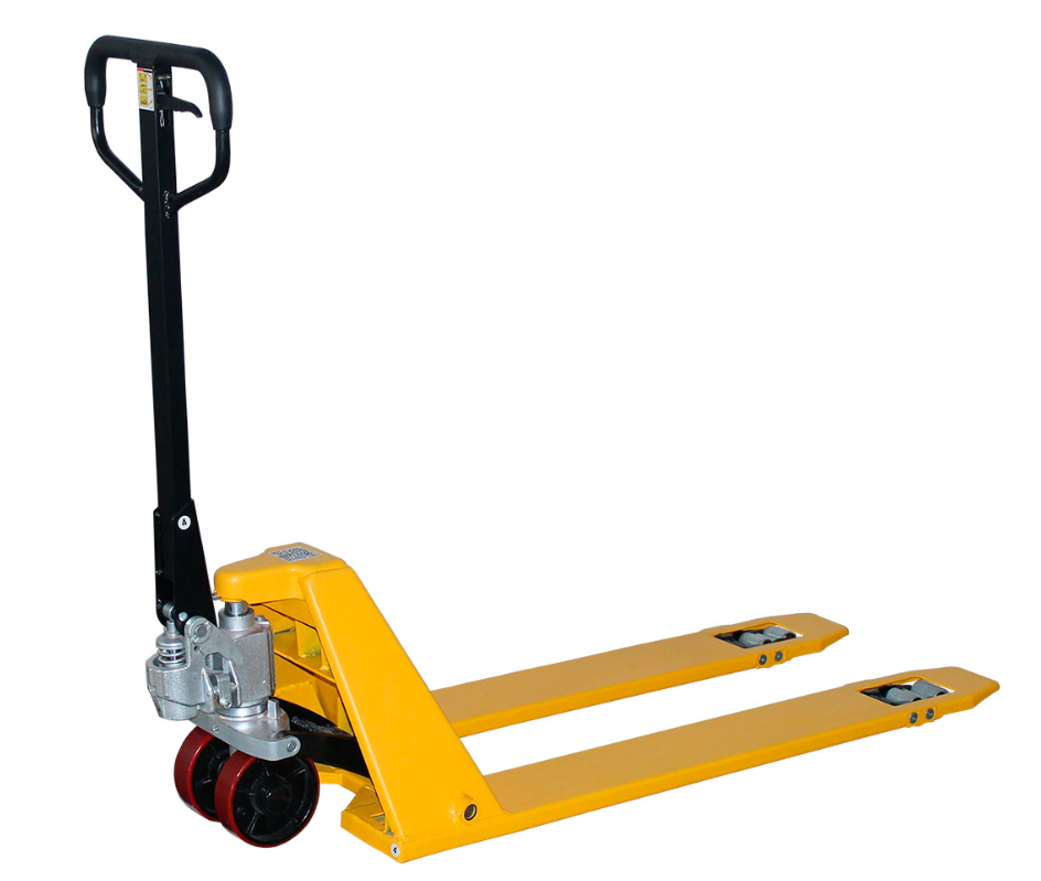 Ручная гидравлическая тележка (рохля) Shtapler AC 1000 PU (низкопрофильная 35мм)